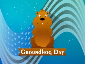 Groundhog Day illustration