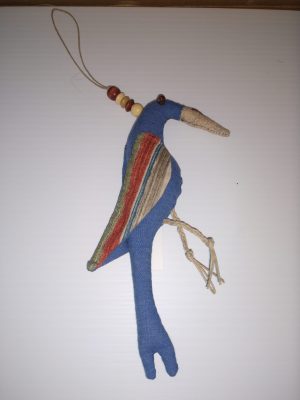 Blue bird ornament